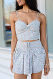 Shannon Sage Floral Skirt Set