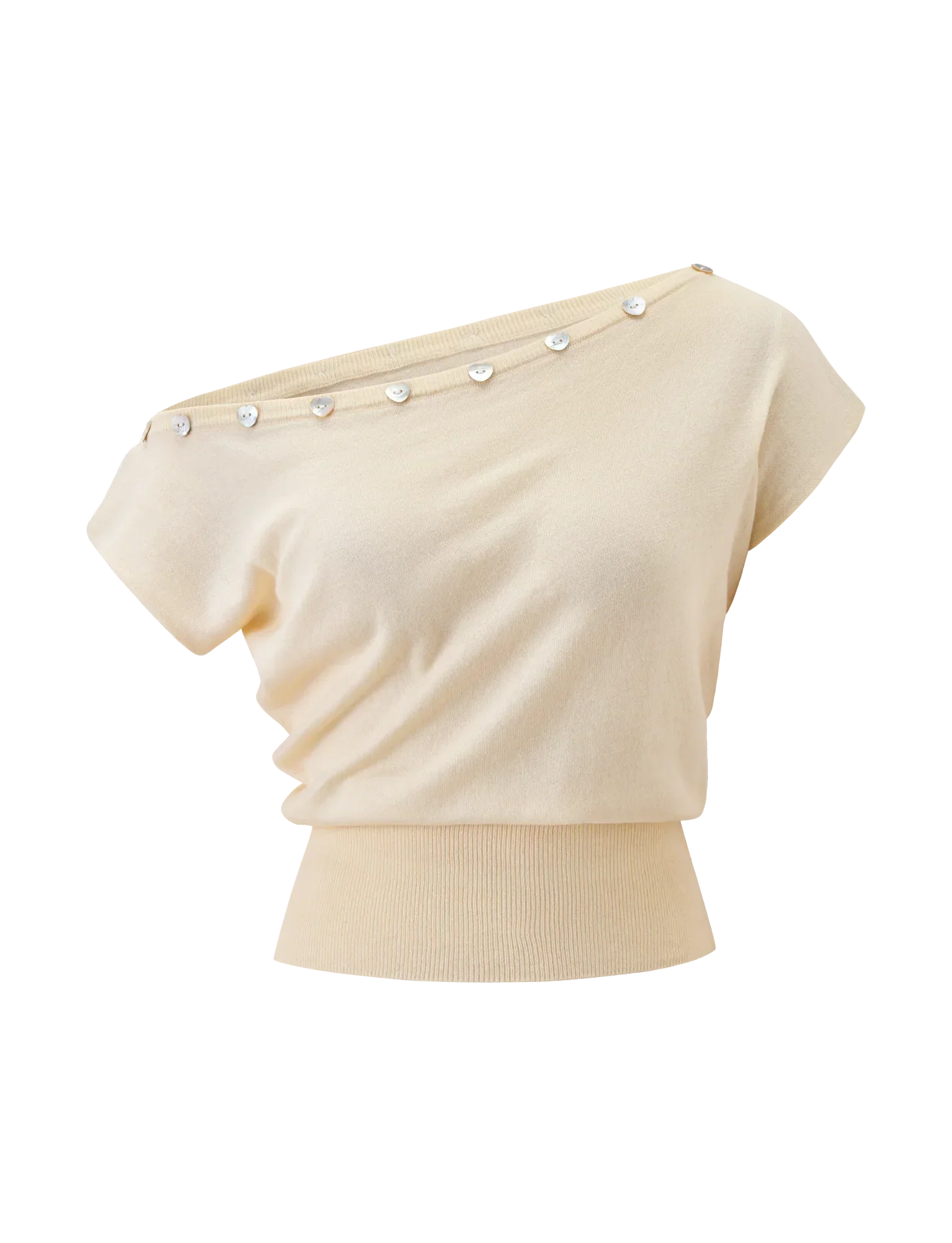 TYLA SLEEVELESS KNIT TOP CREAM