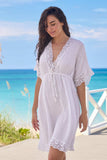 Horizon Tunic White Bliss Gauze
