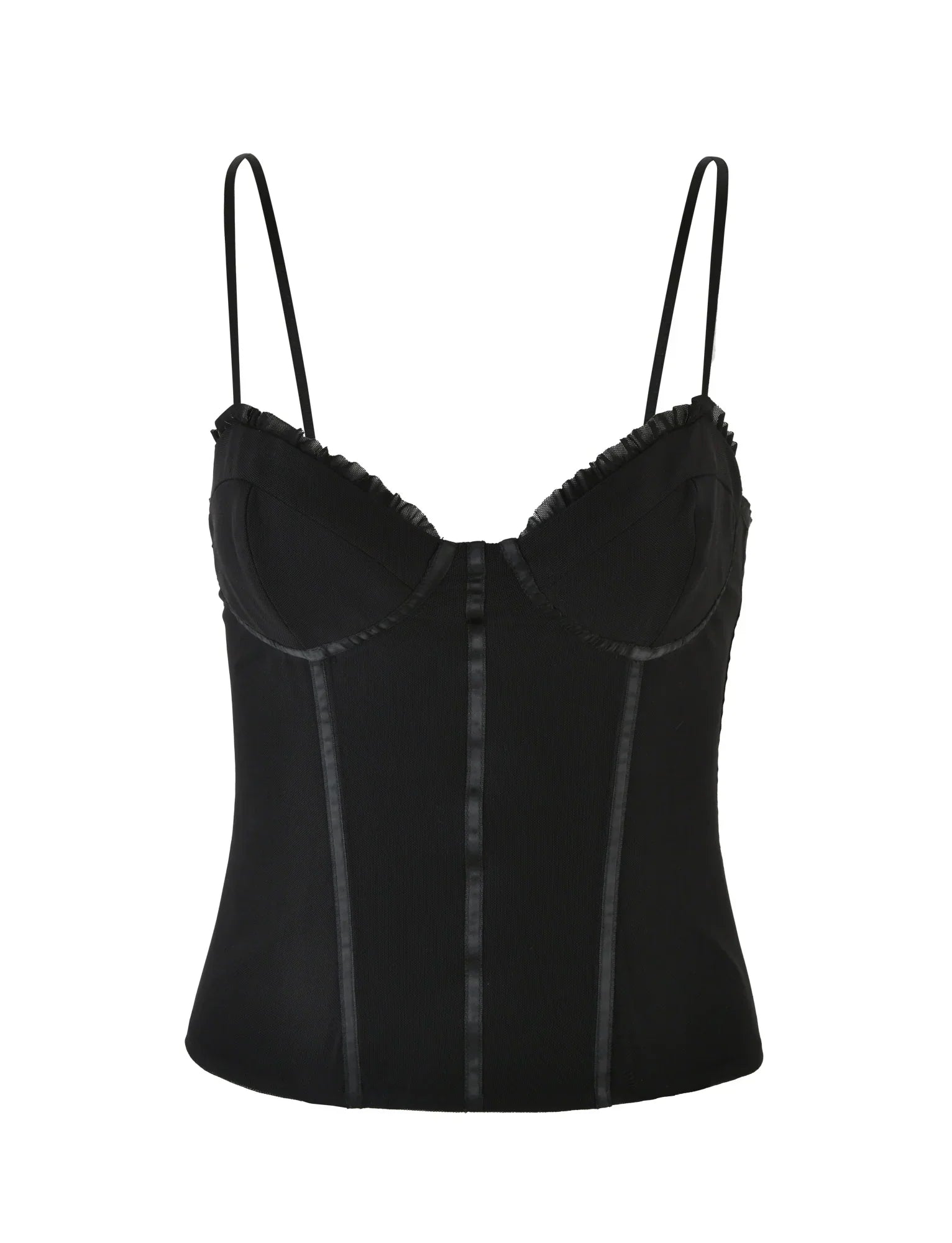 KAIRA CORSET TOP BLACK