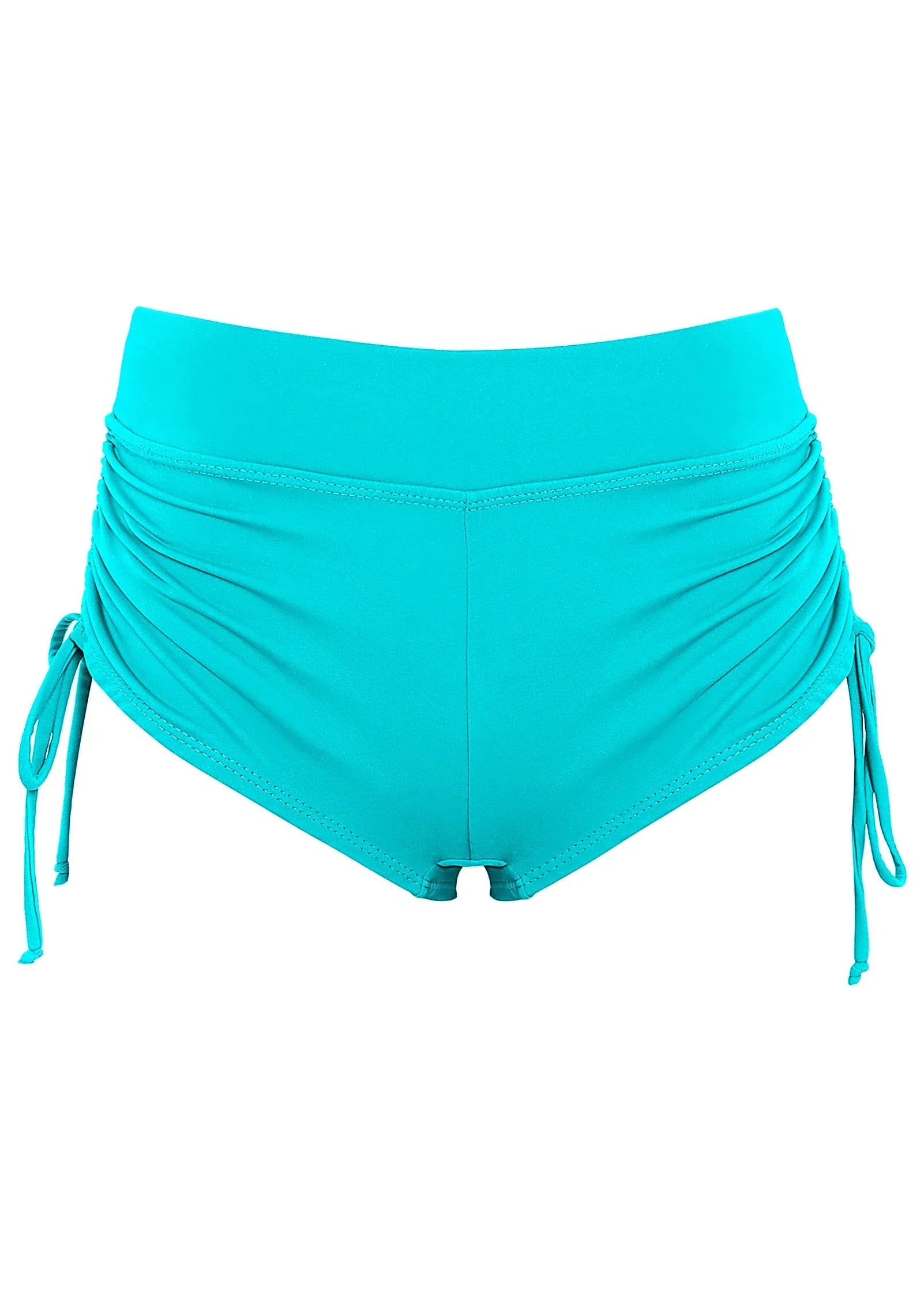 Adjustable Side Swim Short Aqua Reef