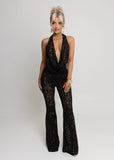 New Rules Lace Jumpsuit Black