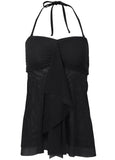 Lanai Bandeau Tankini Top Black Beauty