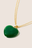 Sarah Stone Heart Necklace