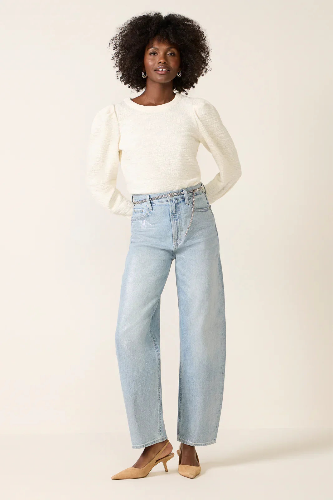 Polly Knit Tweed Top