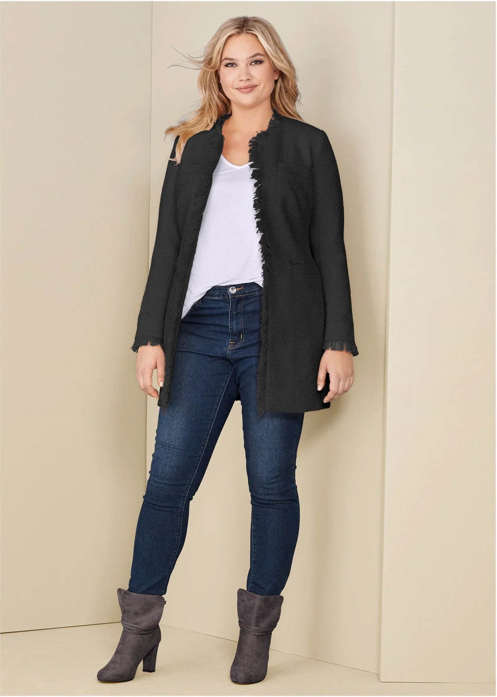 Tweed Jacket Black