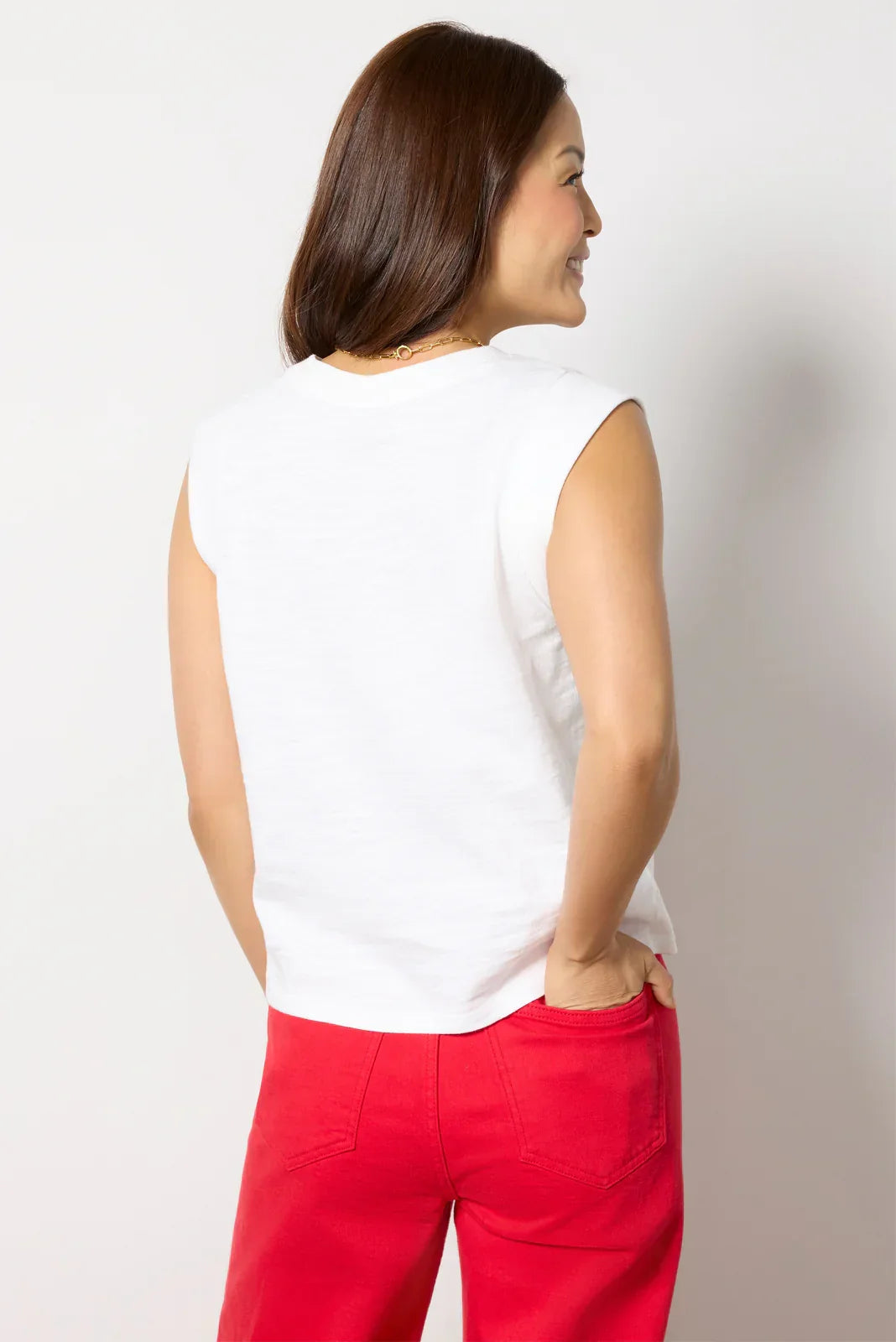 Sunwashed Slub Muscle Tank