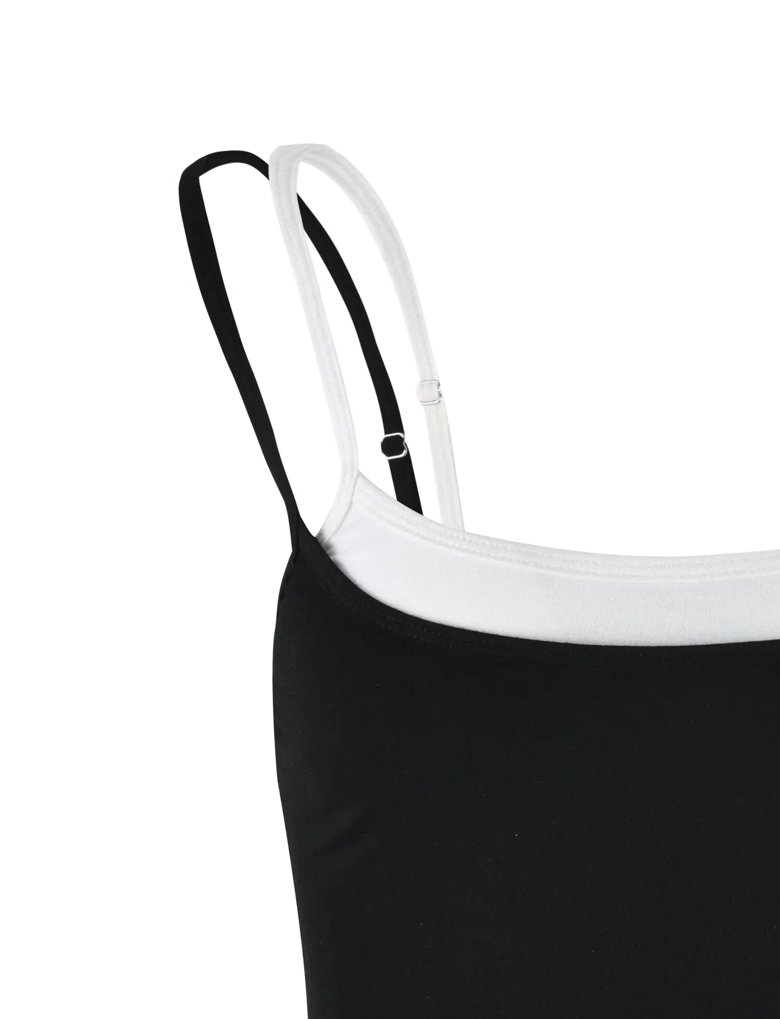 ADAIR TOP BLACK BLACK WHITE