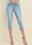 Cindy Capri Jeans Light Wash