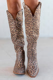 Tess Leopard Cowboy Boot