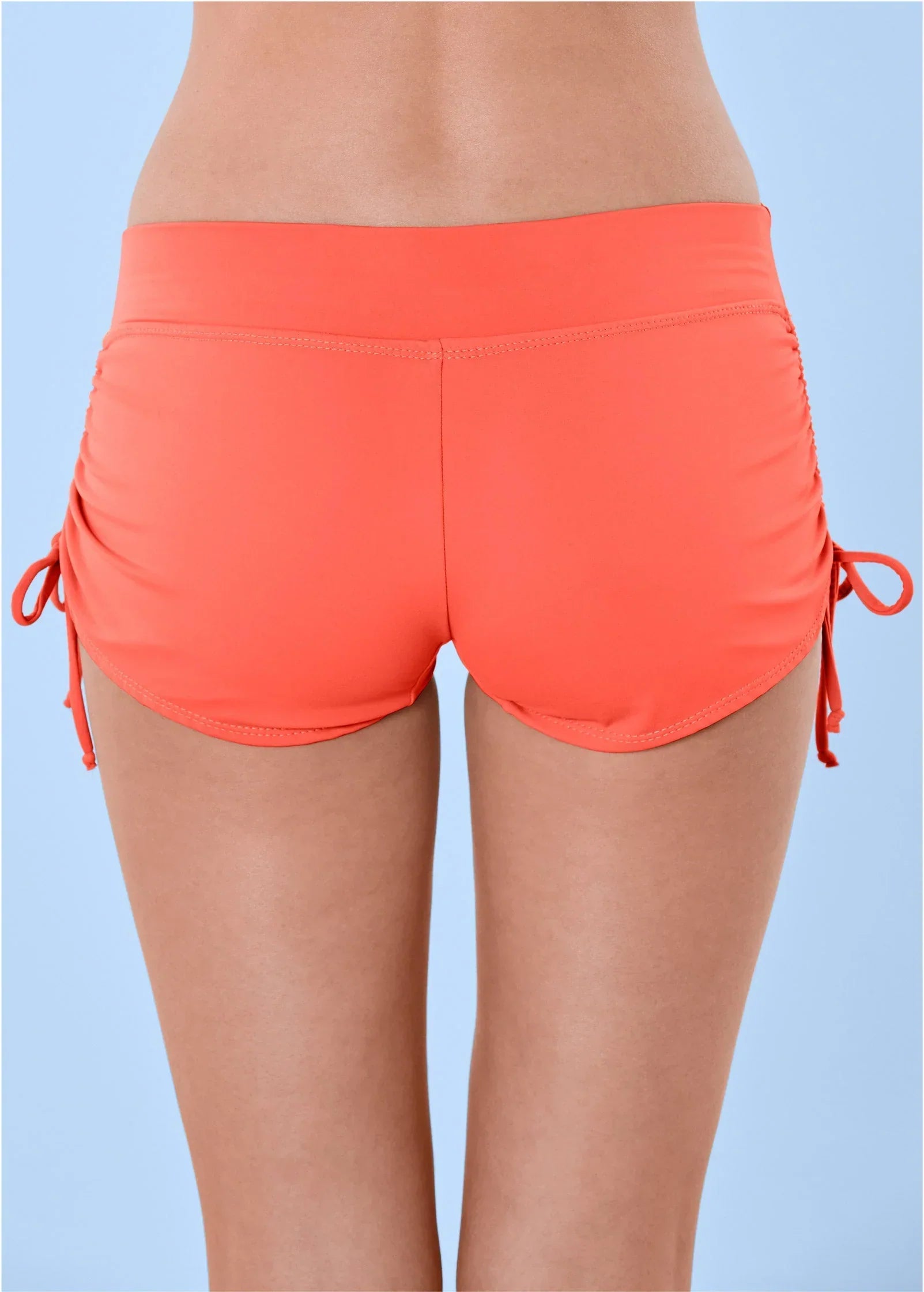 Adjustable Side Swim Short Coral Crush