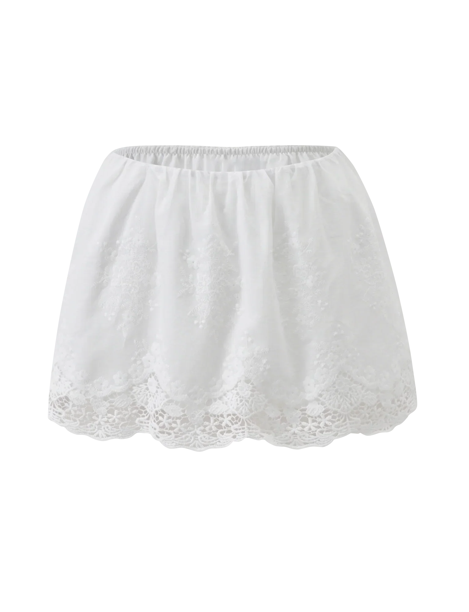 CAILEIGH MINI SKIRT WHITE
