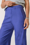 Joelle Stretch Linen Crop