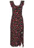 Ruffle Maxi Dress Very Cherry