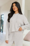 Kitt Taupe Hoodie Lounge Sweater