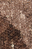 Embellished Straight Neck Maxi Dress in Black Gold Foil