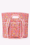 Avery Pink Floral Quilted Tote SALE