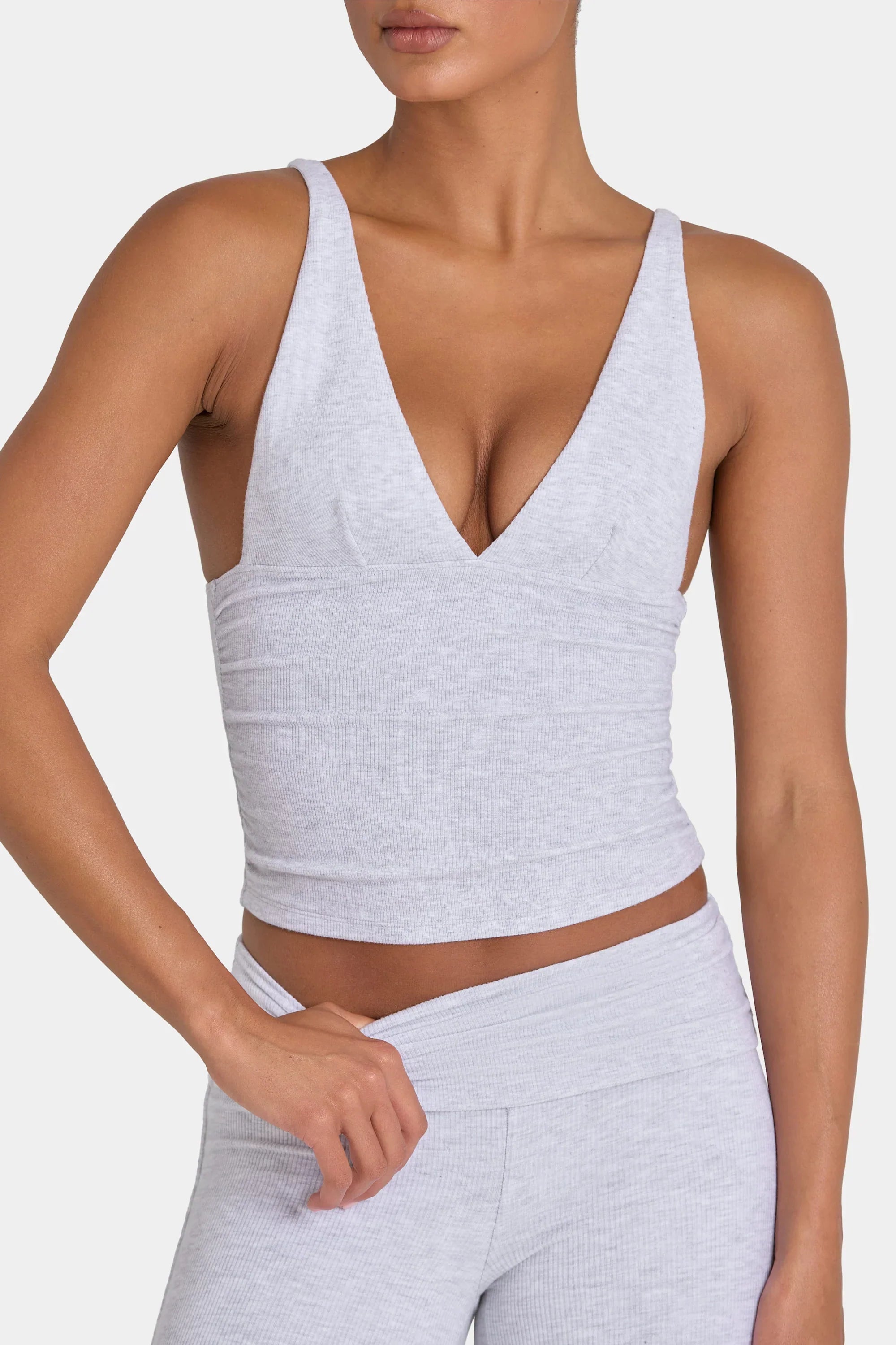 ButterCloud Tank Top in Grey Marl