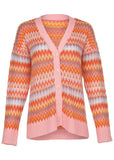 Fair Isle Cardigan Peach Dust