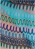 Crochet Maxi Skirt Starlight Blue Multi
