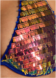 Getaway Glitz Belize Underwire Halter Top Sea Green Multi