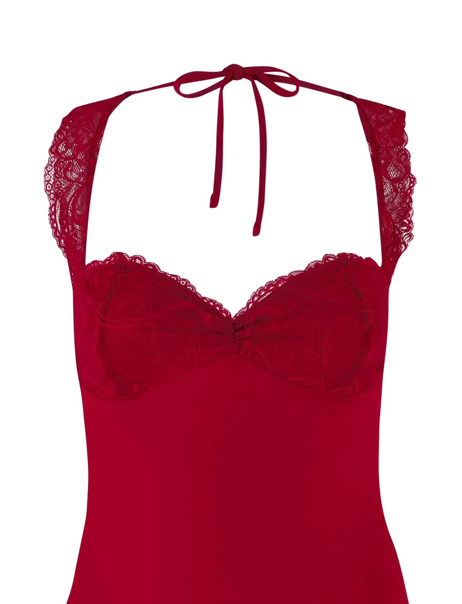 NYOMI MINI DRESS RED RED