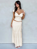 DENALI MAXI SKIRT NEUTRAL BONE