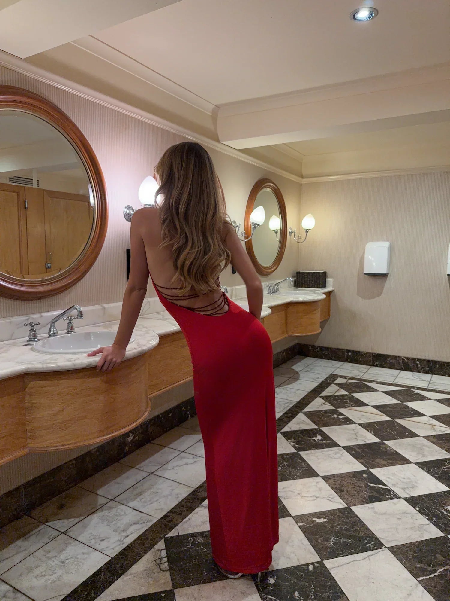 SOLYNE MAXI DRESS RED
