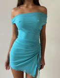 ELWYN MINI DRESS BLUE