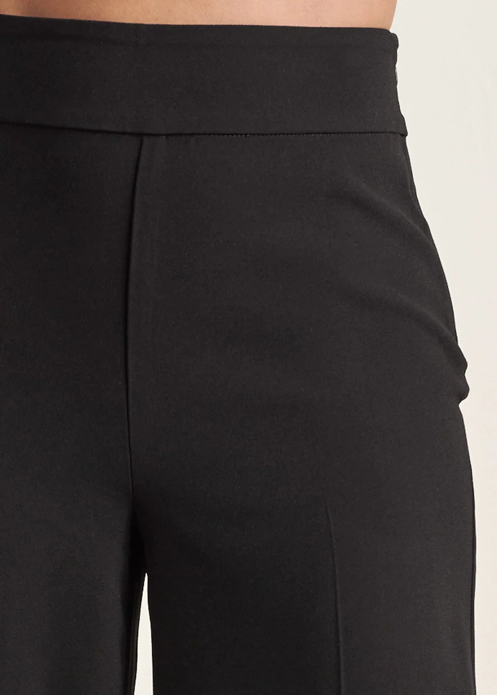 Crop Wide Leg Pants Black