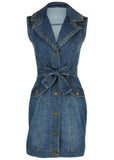 Whip Stitch Denim Mini Medium Wash