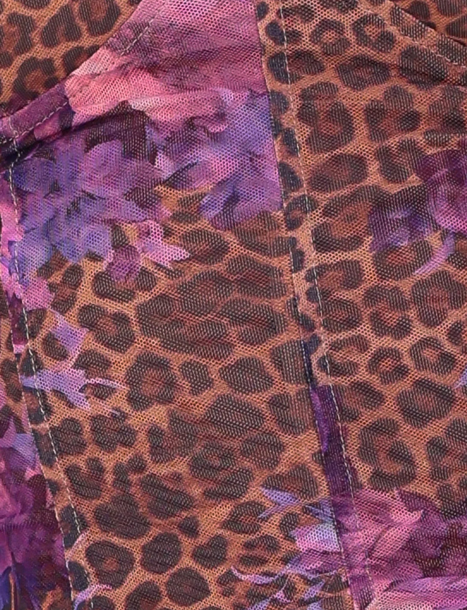 HOLLIS TOP NEUTRAL FLORAL FLORAL LEOPARD