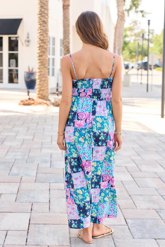 Aria Black Floral Maxi Dress SALE