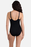Kayla Ruffle Underwire One Piece Black