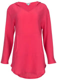 Pack And Go Hoodie Raspberry