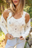 Kaitlyn Flower Embroidered Tank Top