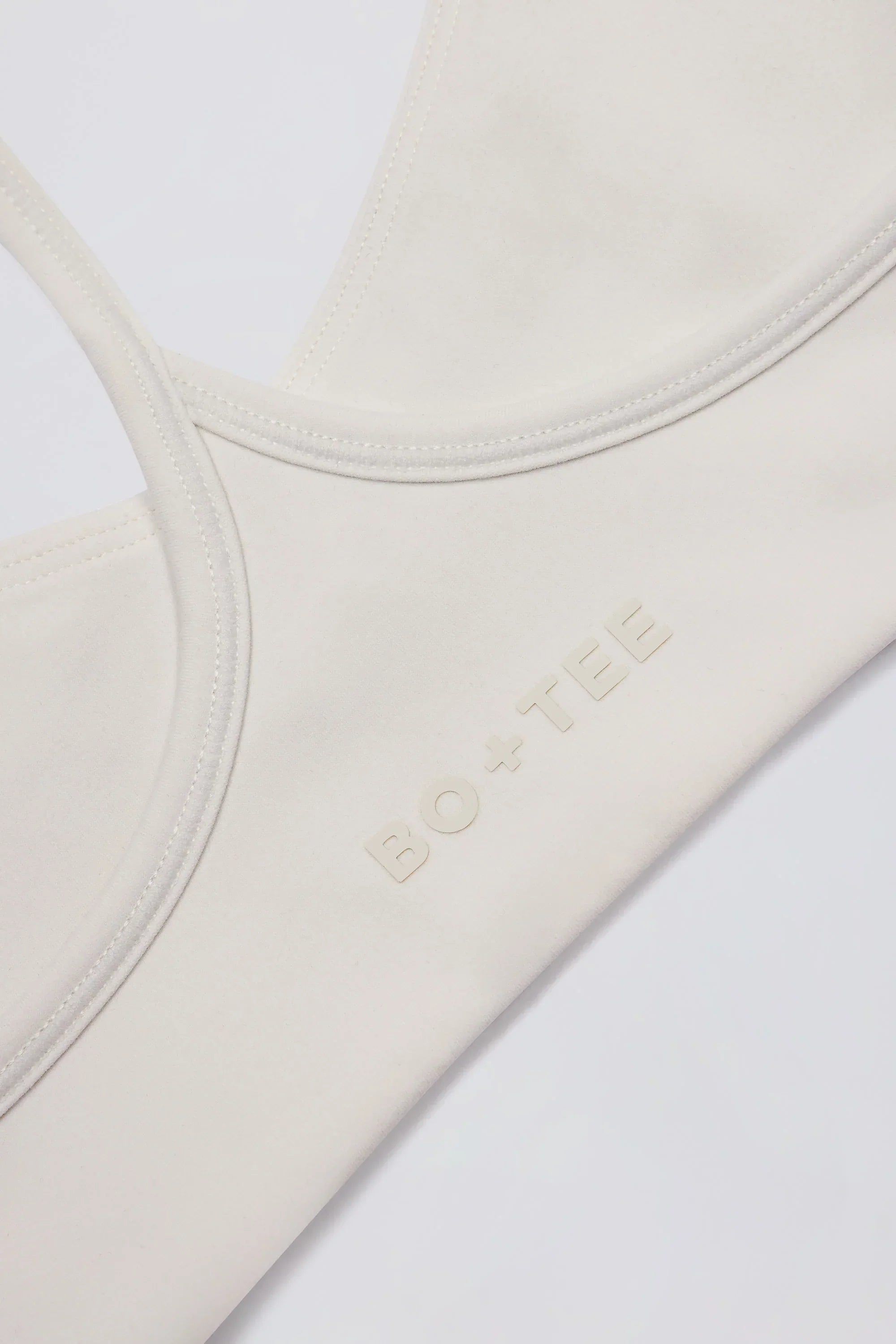 Soft Active Racerback Sports Bra in Oat