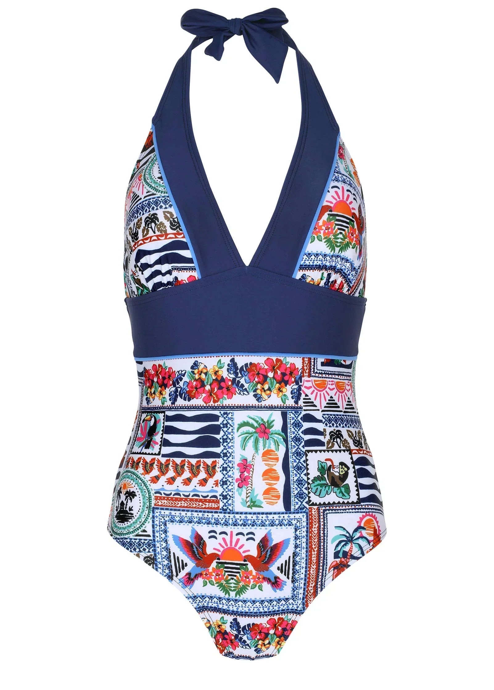 Athens One Piece Swimsuit Postcard Vacay