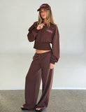 MERRYN TRACK PANT CHOCOLATE