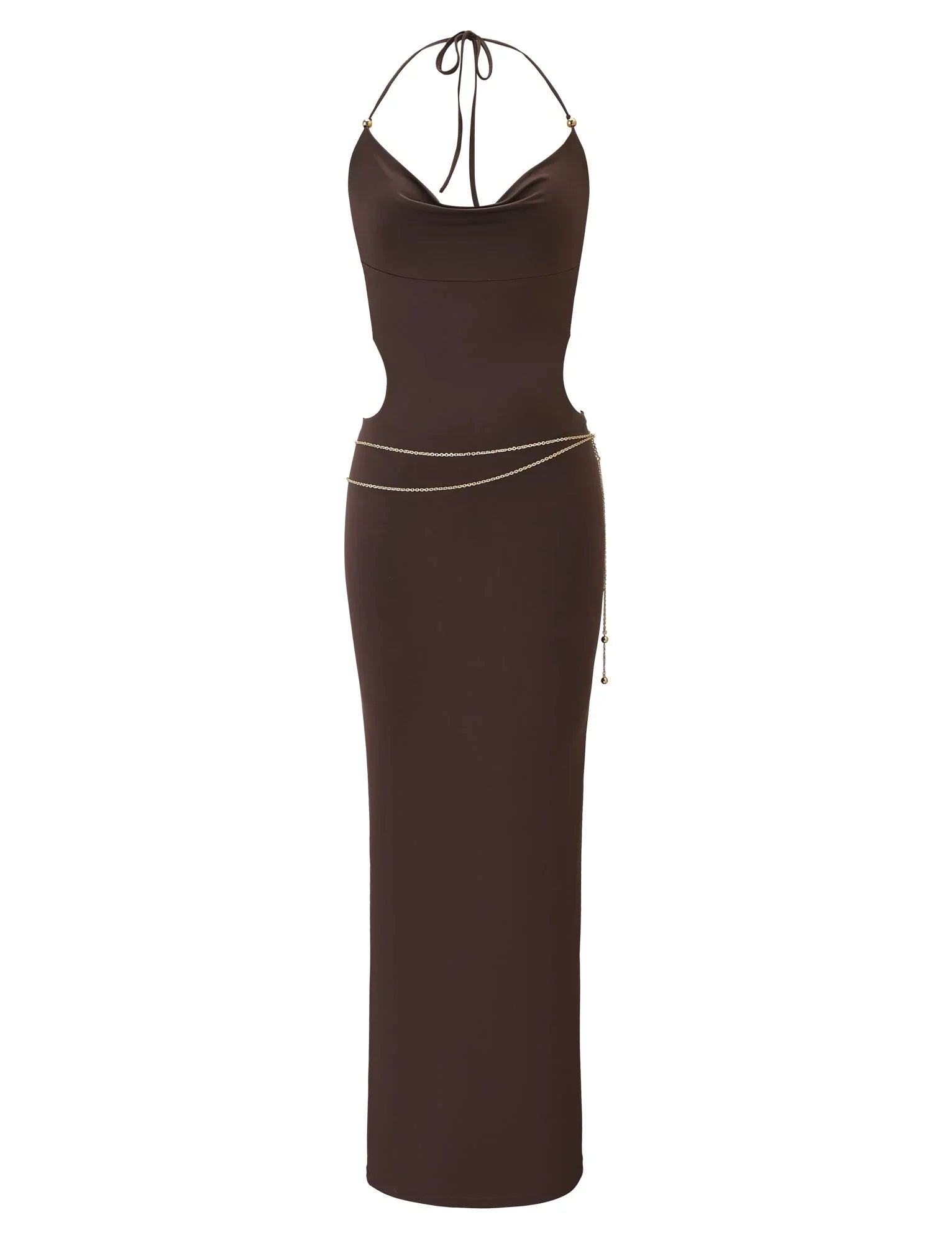 SURIYA MAXI DRESS CHOCOLATE BROWN