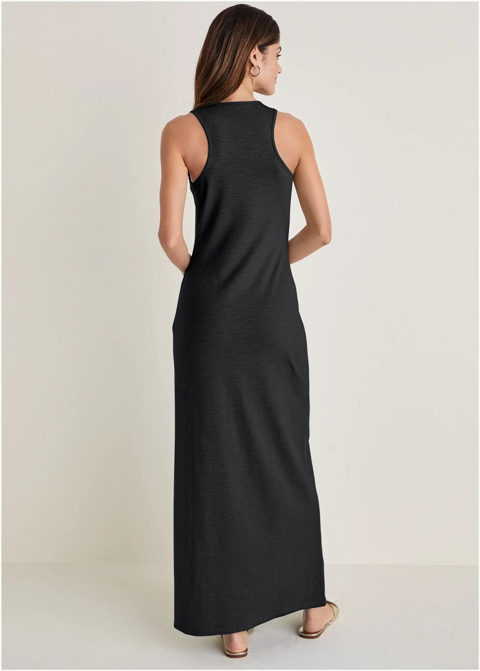 Tank Maxi Dress Jet Black