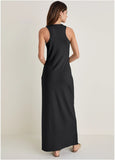 Tank Maxi Dress Jet Black