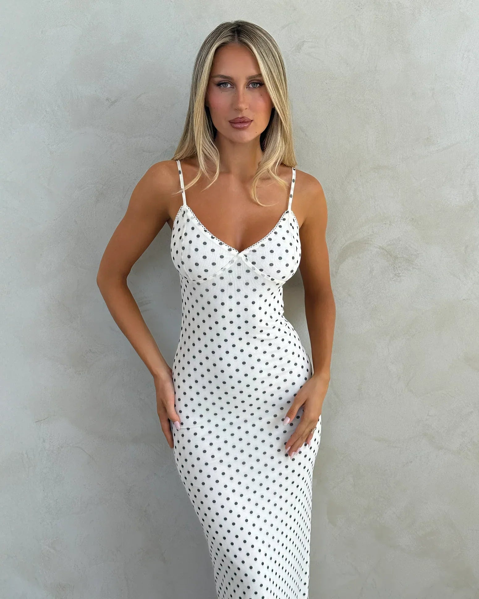 JULIANNA MAXI DRESS POLKA DOT