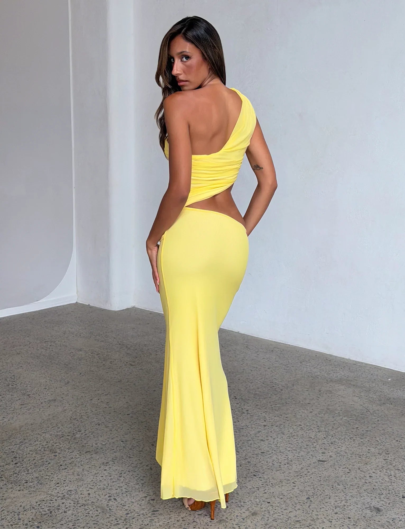 COBI 20 MAXI DRESS BUTTER YELLOW