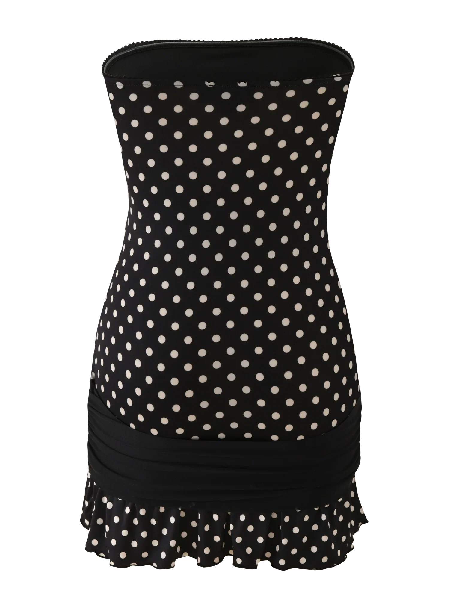 TOVE MINI DRESS BLACK POLKA DOT