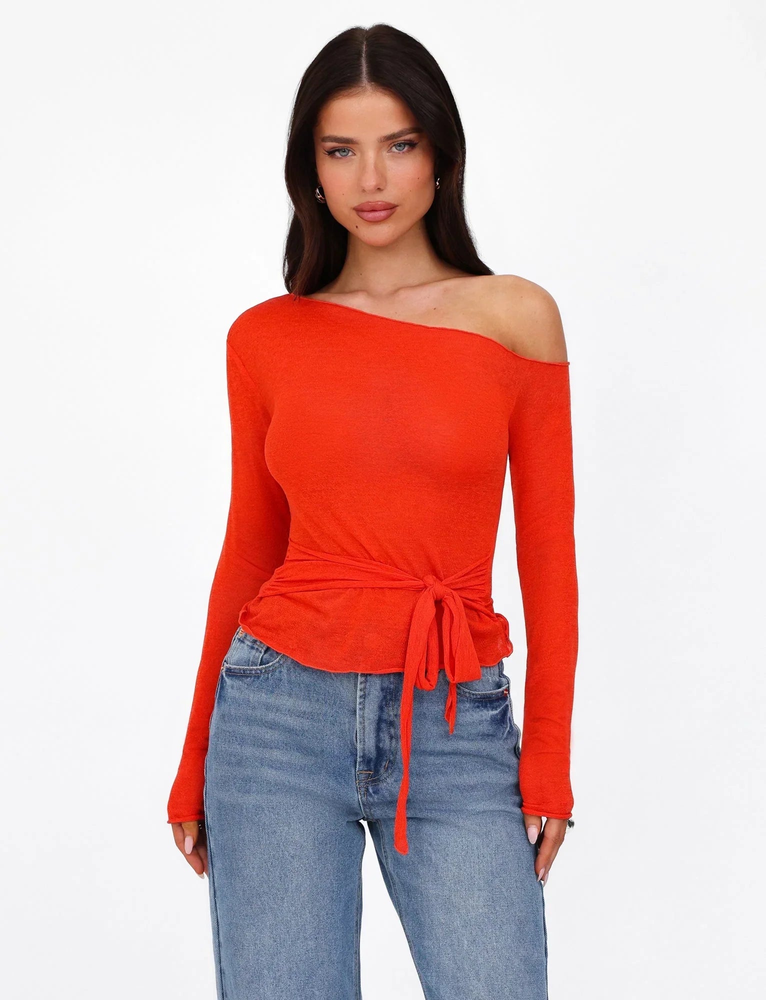 BRYNA JUMPER RED