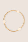 Signature Cross 3mm Gold Bracelet Off White