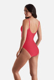 Sonny Surplice One Piece Hot Coral