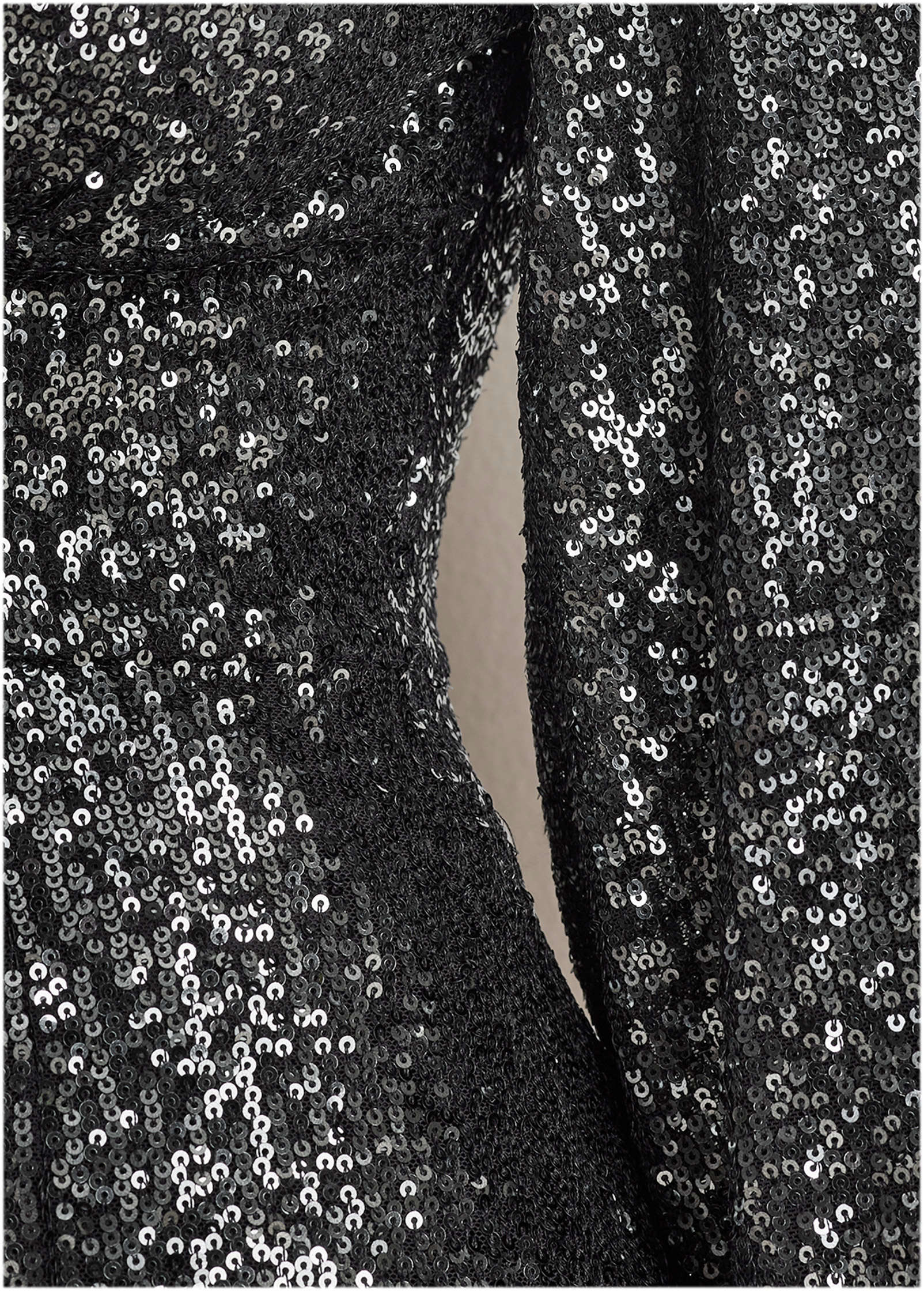 Sequin Maxi Top Gunmetal