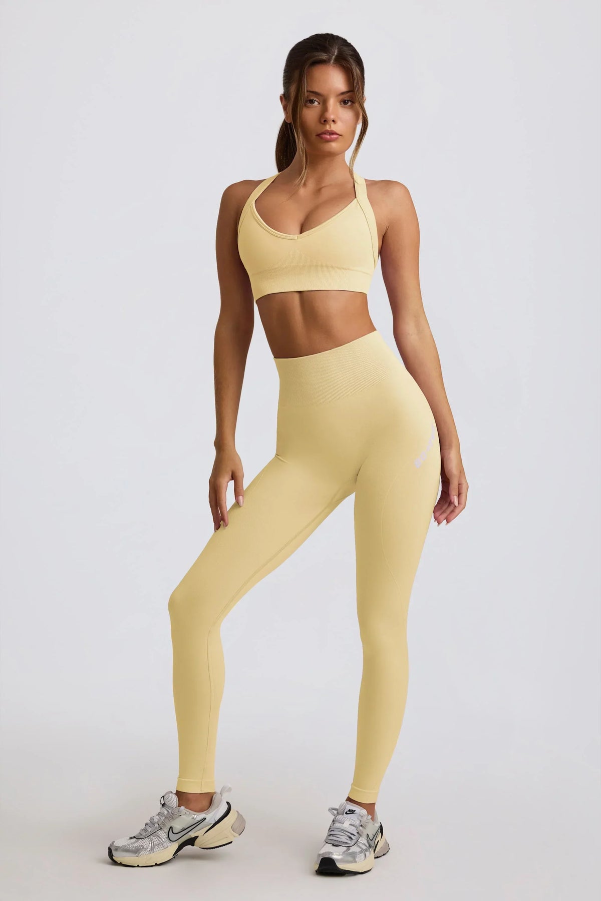Super Sculpt Seamless High Waist Leggings in Butter